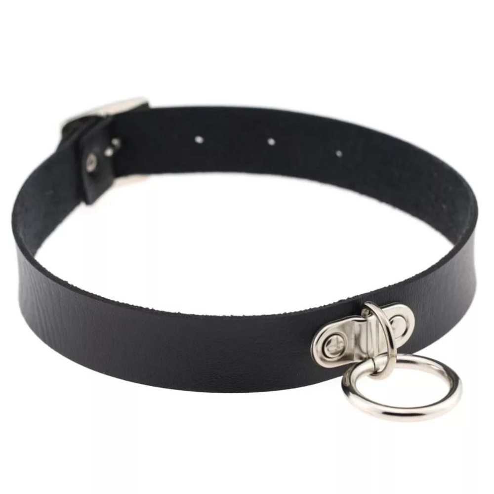 Faux Leather Chocker